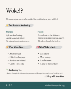 Two roads to awakening: Fracture and Fusion.