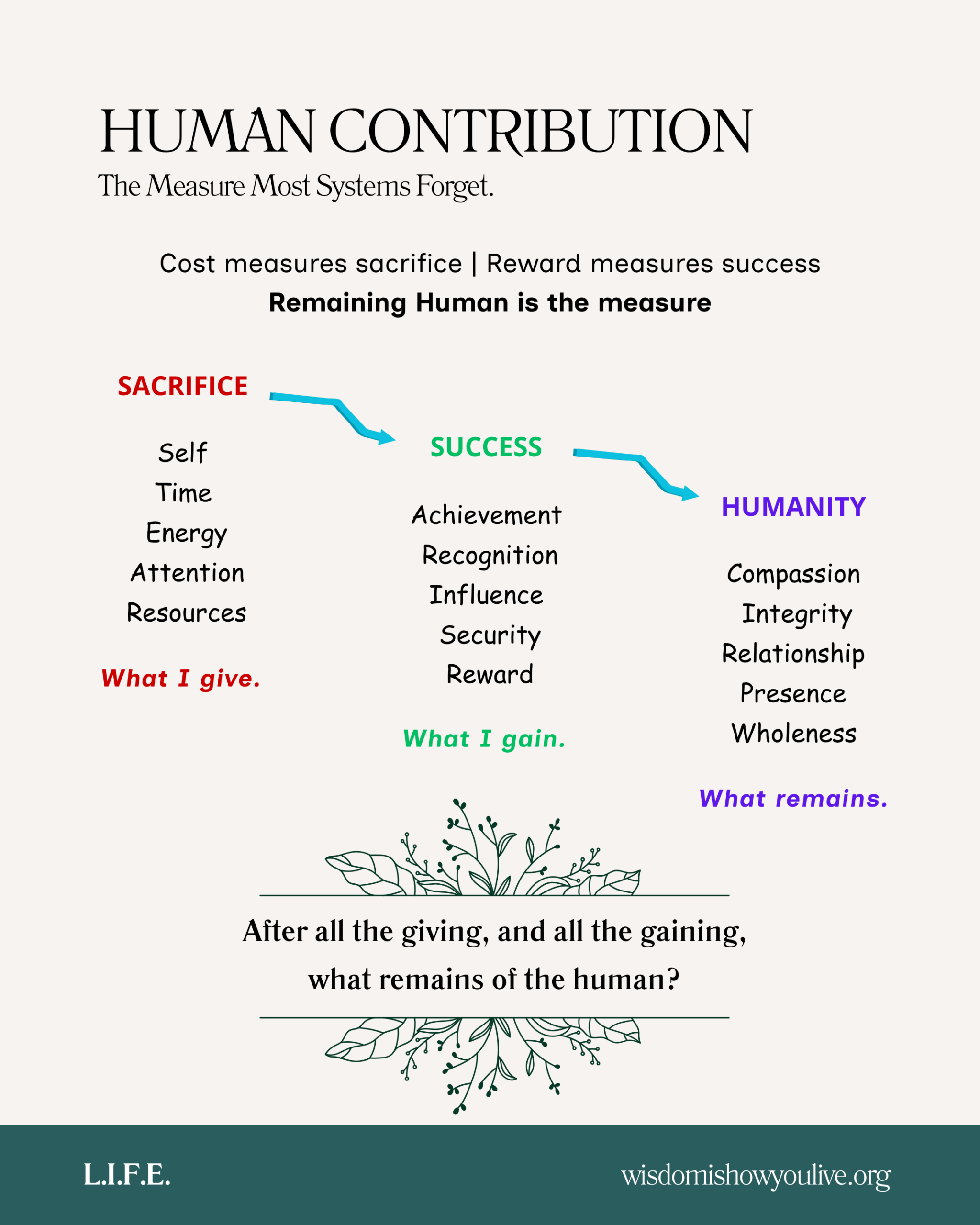 Human Contribution